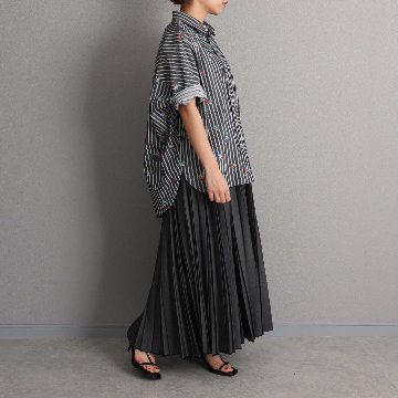 2月中旬～下旬お届け予定 『Inflexion pleats』 Long skirt 【全4色】の画像