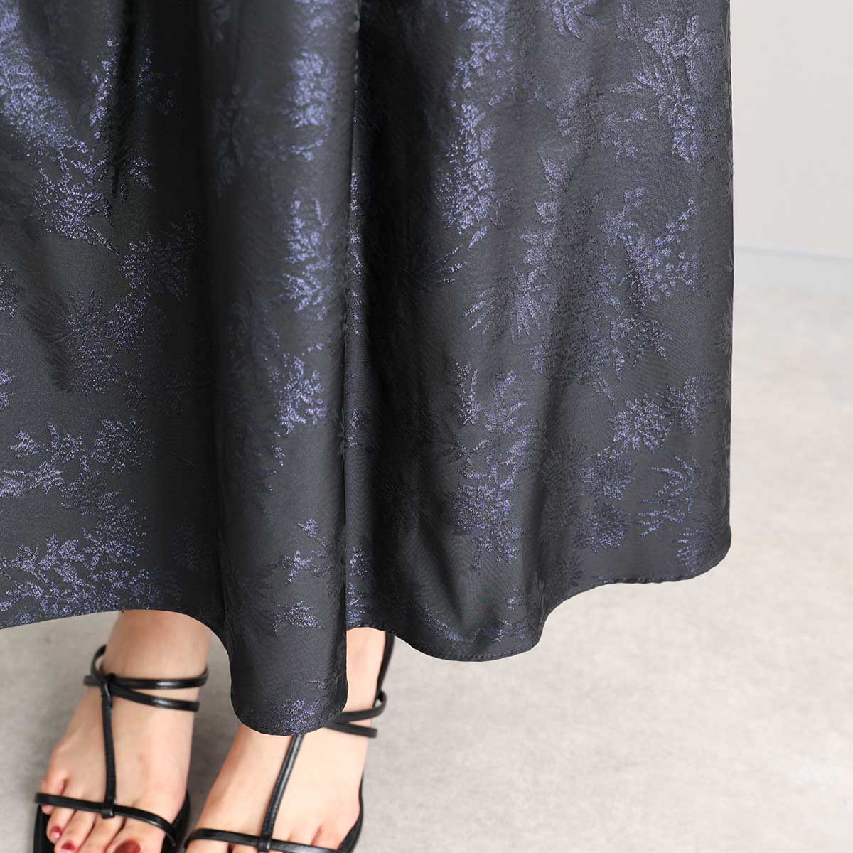 3月中旬-下旬お届け予定『Mary jacquard 』 Flare skirt 【全3色】の画像