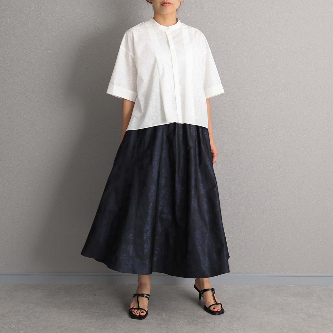 3月中旬-下旬お届け予定『Mary jacquard 』 Flare skirt 【全3色】の画像