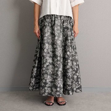 3月中旬-下旬お届け予定『Mary jacquard 』 Flare skirt 【全3色】の画像