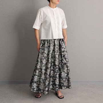 3月中旬-下旬お届け予定『Mary jacquard 』 Flare skirt 【全3色】の画像