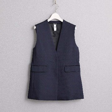 3月中旬-下旬お届け予定『Stella matelasse』 Short gilet【全3色】の画像