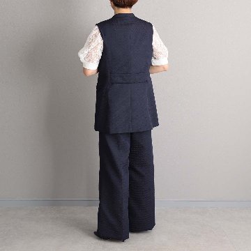 3月中旬-下旬お届け予定『Stella matelasse』 Short gilet【全3色】の画像