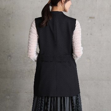 3月中旬-下旬お届け予定『Stella matelasse』 Short gilet【全3色】の画像