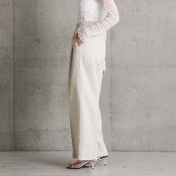 3月中旬～下旬お届け予定『Stella matelasse』 Easy wide pants 【全3色】の画像