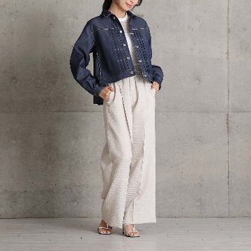 3月中旬～下旬お届け予定『Stella matelasse』 Easy wide pants 【全3色】の画像