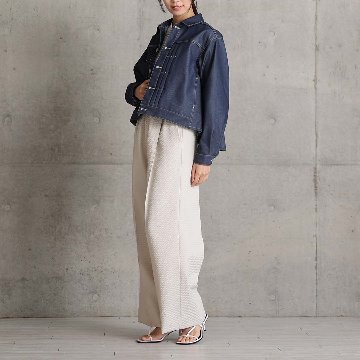 3月中旬～下旬お届け予定『Stella matelasse』 Easy wide pants 【全3色】の画像