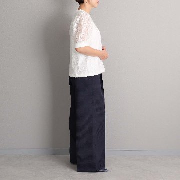 3月中旬～下旬お届け予定『Stella matelasse』 Easy wide pants 【全3色】の画像