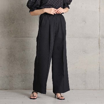 3月中旬～下旬お届け予定『Stella matelasse』 Easy wide pants 【全3色】の画像