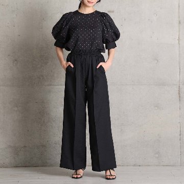 3月中旬～下旬お届け予定『Stella matelasse』 Easy wide pants 【全3色】の画像