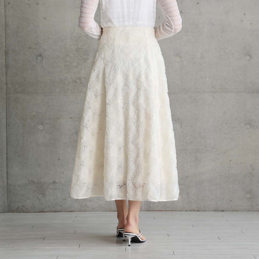 3月中旬-下旬お届け予定『Couturière』 Flare skirt【全2色】の画像