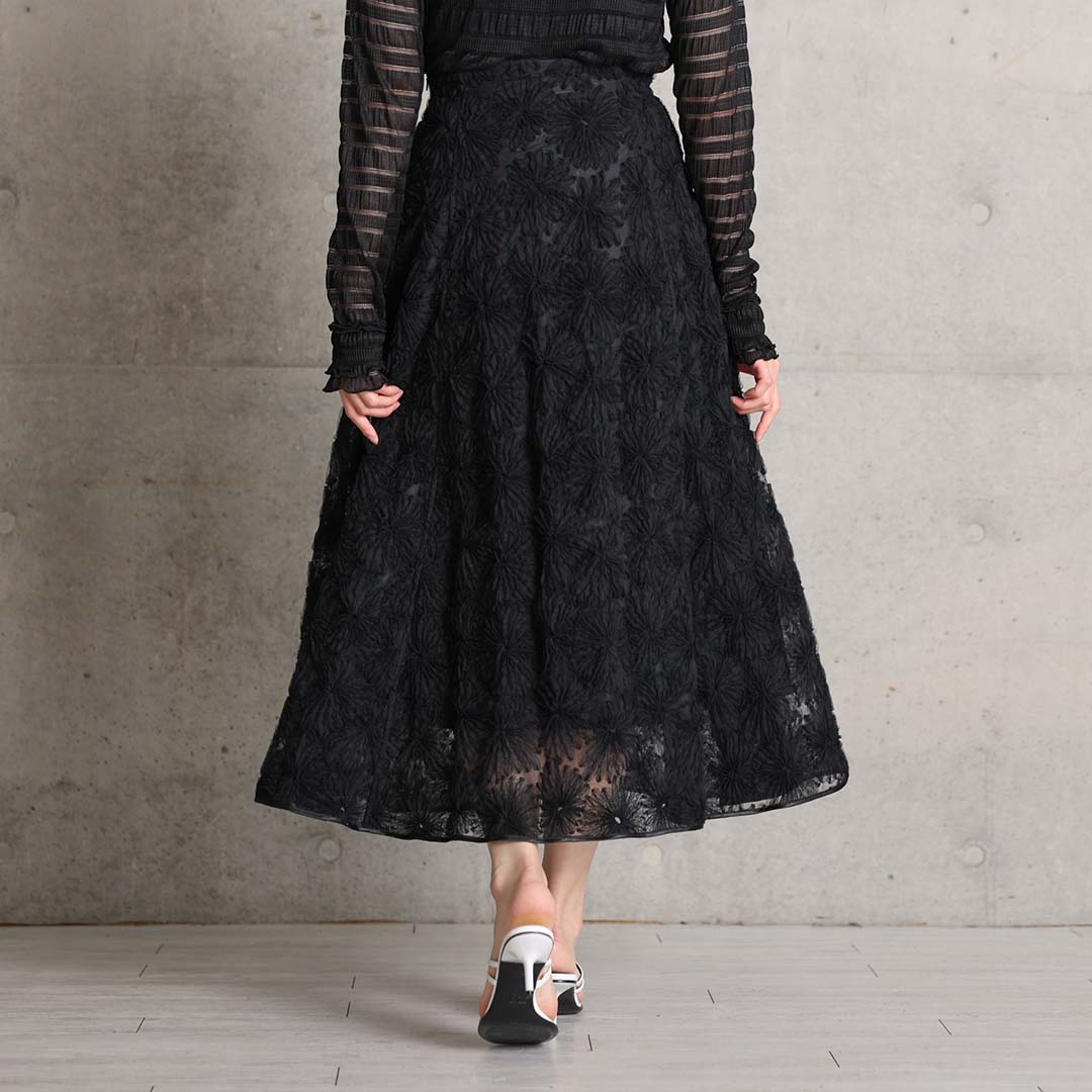 3月中旬-下旬お届け予定『Couturière』 Flare skirt【全2色】の画像