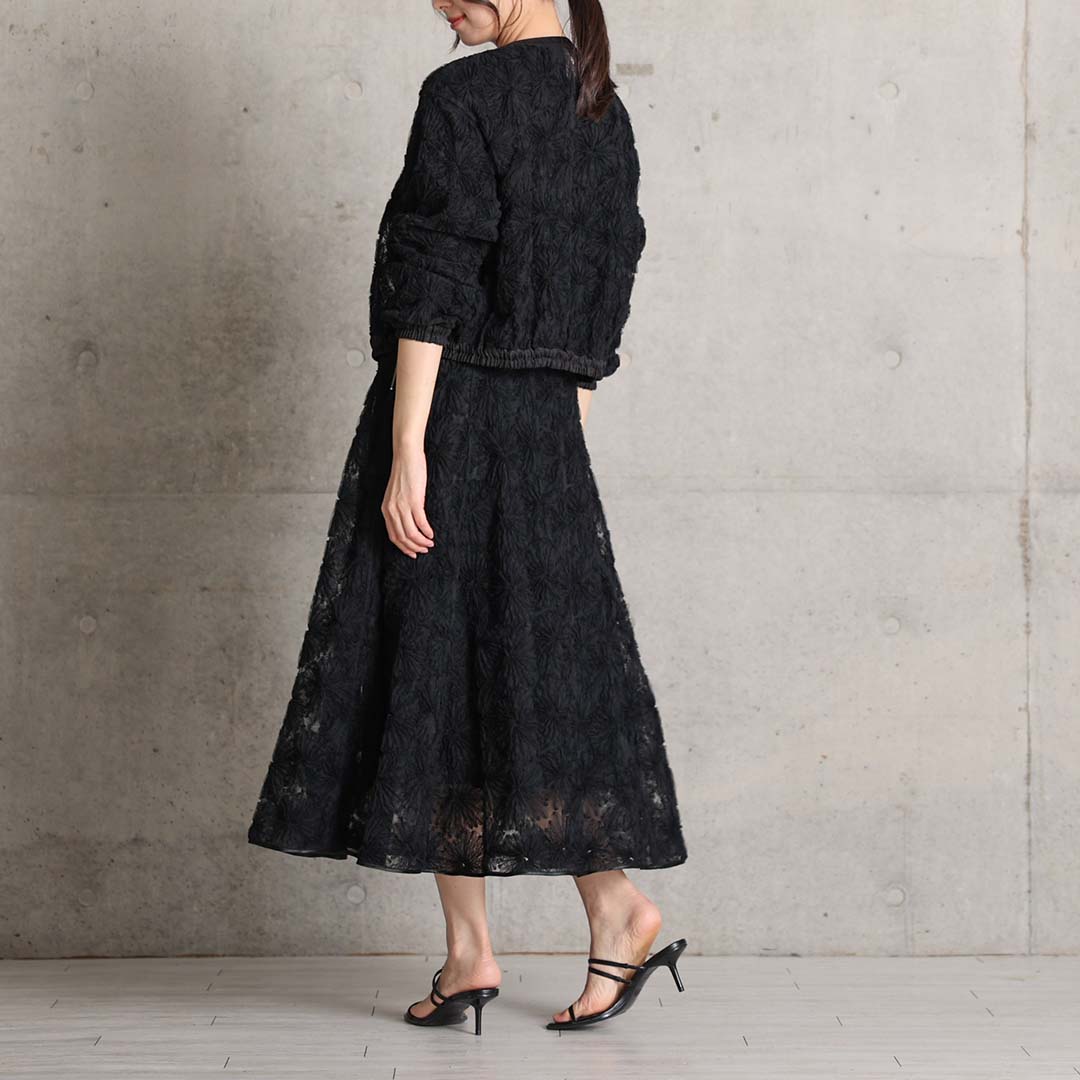 3月中旬-下旬お届け予定『Couturière』 Flare skirt【全2色】の画像