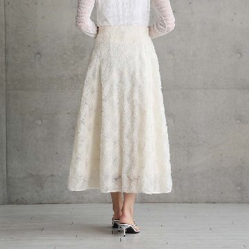 3月中旬-下旬お届け予定『Couturière』 Flare skirt【全2色】の画像