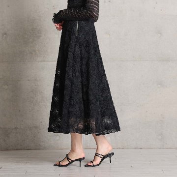 3月中旬-下旬お届け予定『Couturière』 Flare skirt【全2色】の画像