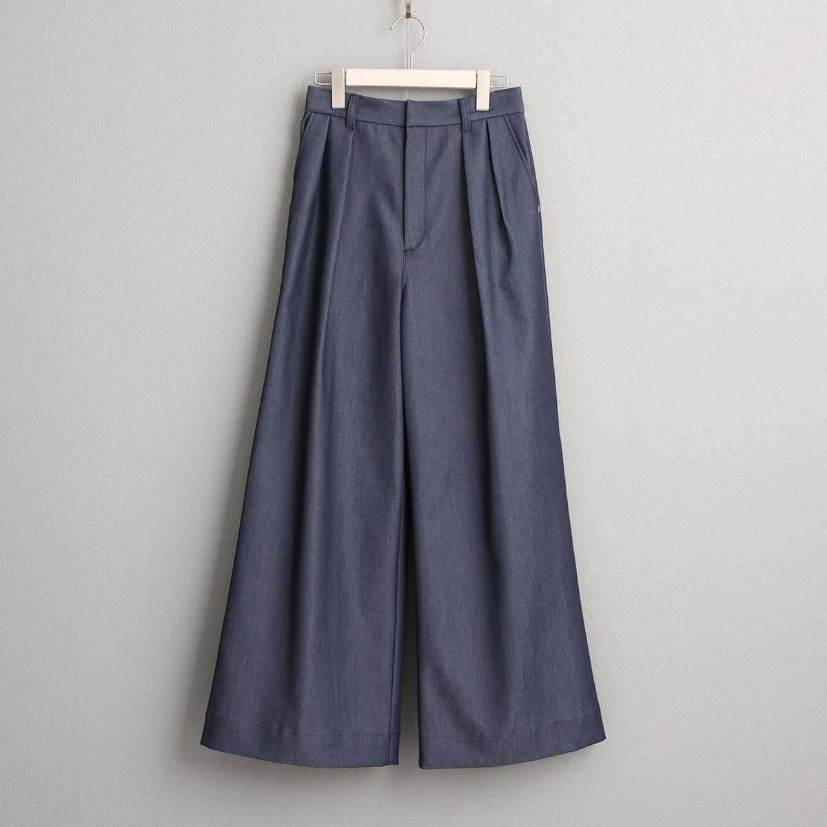 3月中旬～下旬お届け予定『Dress Denim』 Tuck pants 【全3色】の画像