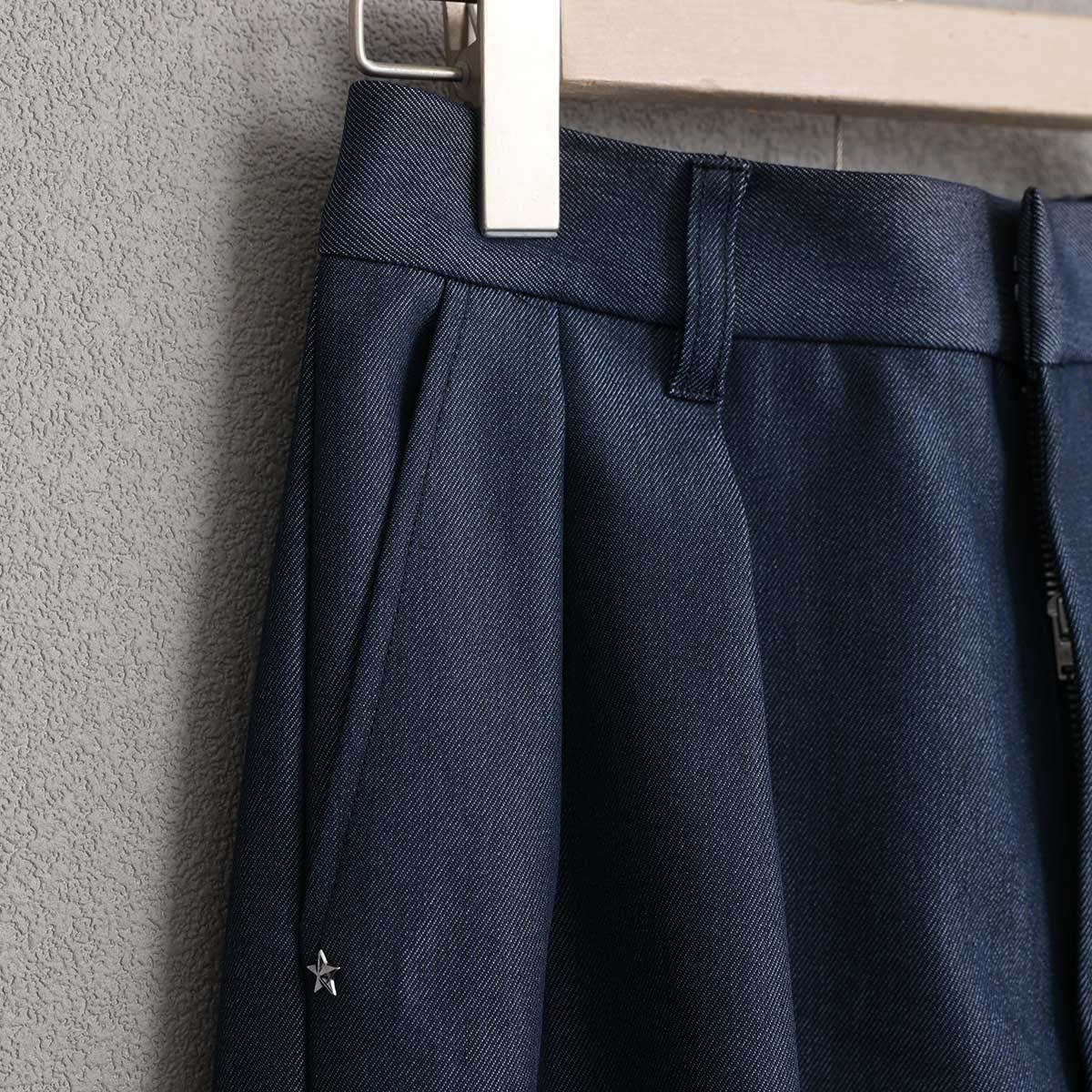 3月中旬～下旬お届け予定『Dress Denim』 Tuck pants 【全3色】の画像