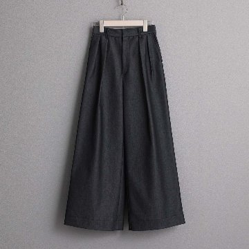 3月中旬～下旬お届け予定『Dress Denim』 Tuck pants 【全3色】の画像