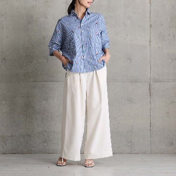 3月中旬～下旬お届け予定『Dress Denim』 Tuck pants 【全3色】の画像