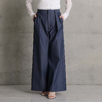 3月中旬～下旬お届け予定『Dress Denim』 Tuck pants 【全3色】の画像