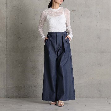 3月中旬～下旬お届け予定『Dress Denim』 Tuck pants 【全3色】の画像