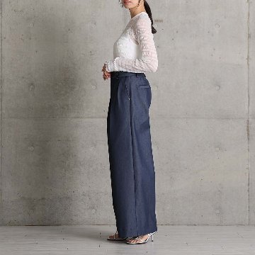 3月中旬～下旬お届け予定『Dress Denim』 Tuck pants 【全3色】の画像