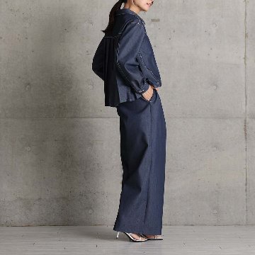 3月中旬～下旬お届け予定『Dress Denim』 Tuck pants 【全3色】の画像