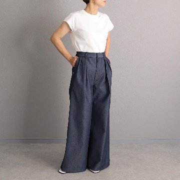 3月中旬～下旬お届け予定『Dress Denim』 Tuck pants 【全3色】の画像