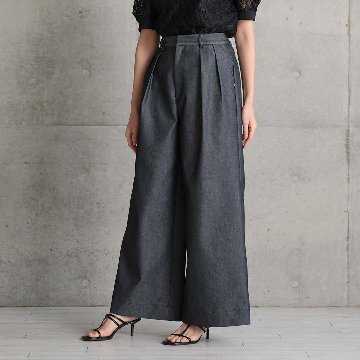 3月中旬～下旬お届け予定『Dress Denim』 Tuck pants 【全3色】の画像