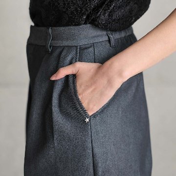 3月中旬～下旬お届け予定『Dress Denim』 Tuck pants 【全3色】の画像