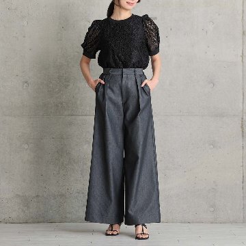 3月中旬～下旬お届け予定『Dress Denim』 Tuck pants 【全3色】の画像