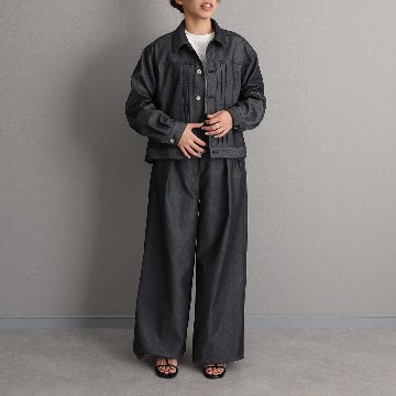 3月中旬～下旬お届け予定『Dress Denim』 Tuck pants 【全3色】の画像