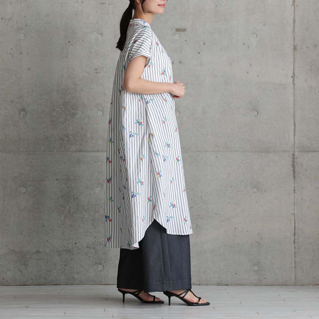 4月中旬～下旬『Robin stripe』 Long shirts 【全3色】の画像