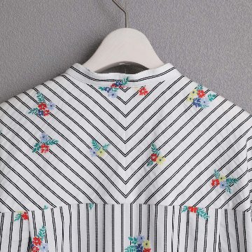 4月中旬～下旬『Robin stripe』 Long shirts 【全3色】の画像