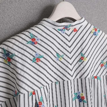 4月中旬～下旬『Robin stripe』 Long shirts 【全3色】の画像