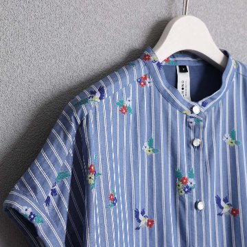 4月中旬～下旬『Robin stripe』 Long shirts 【全3色】の画像