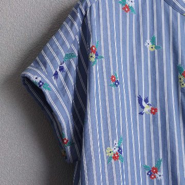 4月中旬～下旬『Robin stripe』 Long shirts 【全3色】の画像