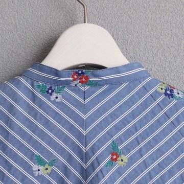 4月中旬～下旬『Robin stripe』 Long shirts 【全3色】の画像