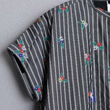 4月中旬～下旬『Robin stripe』 Long shirts 【全3色】の画像