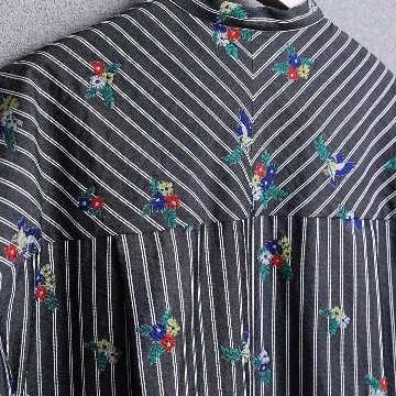 4月中旬～下旬『Robin stripe』 Long shirts 【全3色】の画像