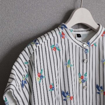 4月中旬～下旬『Robin stripe』 Long shirts 【全3色】の画像