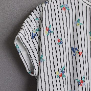 4月中旬～下旬『Robin stripe』 Long shirts 【全3色】の画像