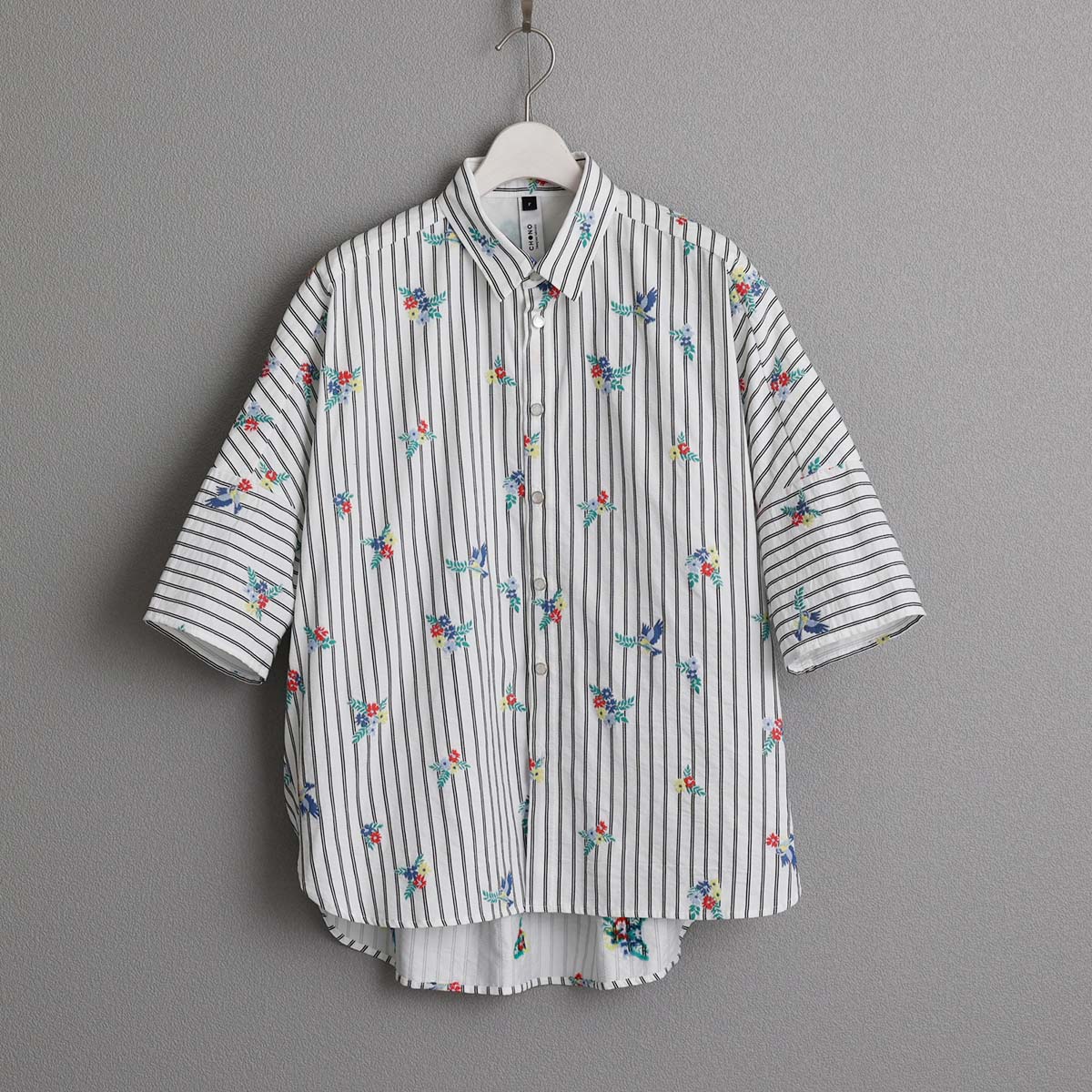 4月中旬～下旬お届け予定『Robin stripe』 Relax shirts【全3色】の画像