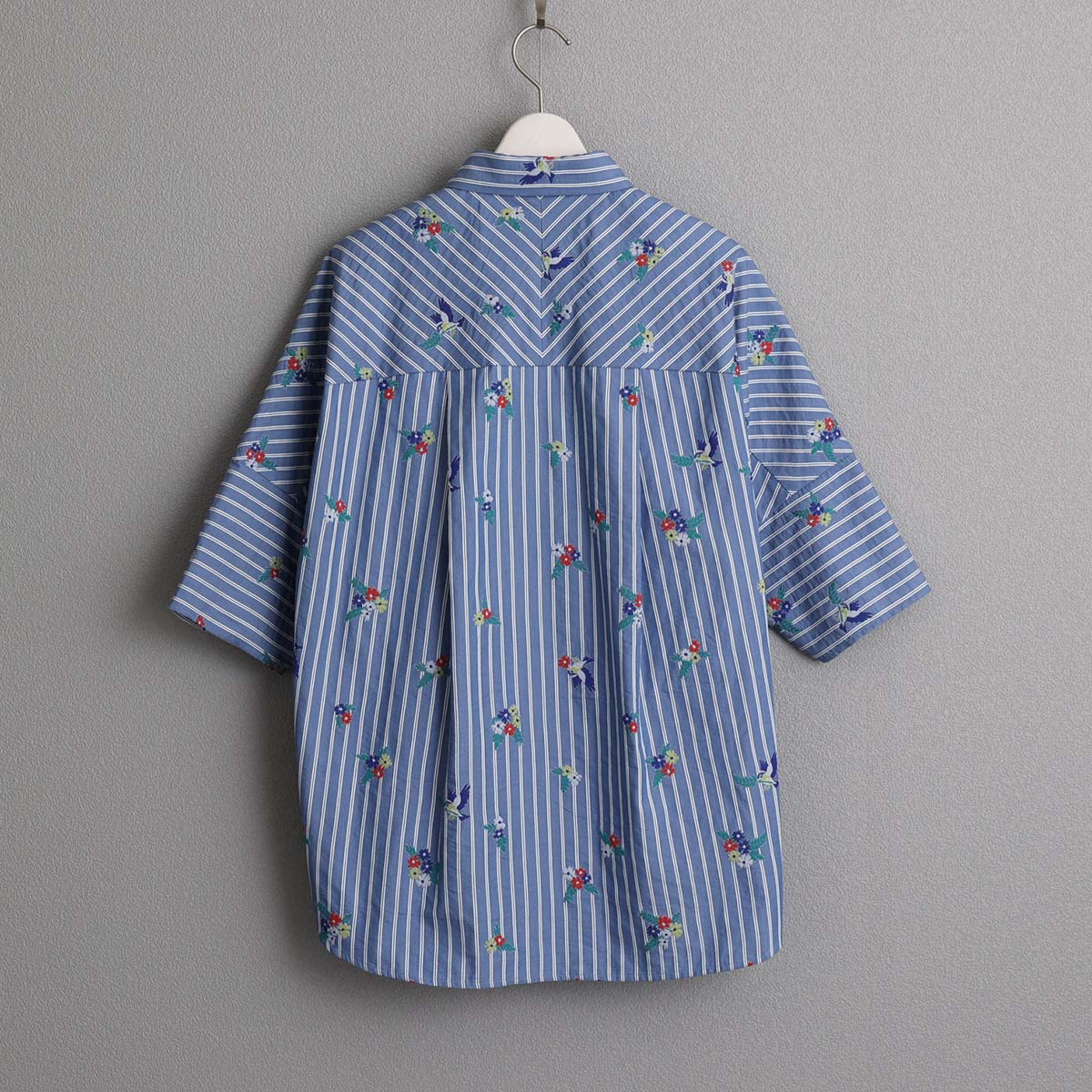 4月中旬～下旬お届け予定『Robin stripe』 Relax shirts【全3色】の画像