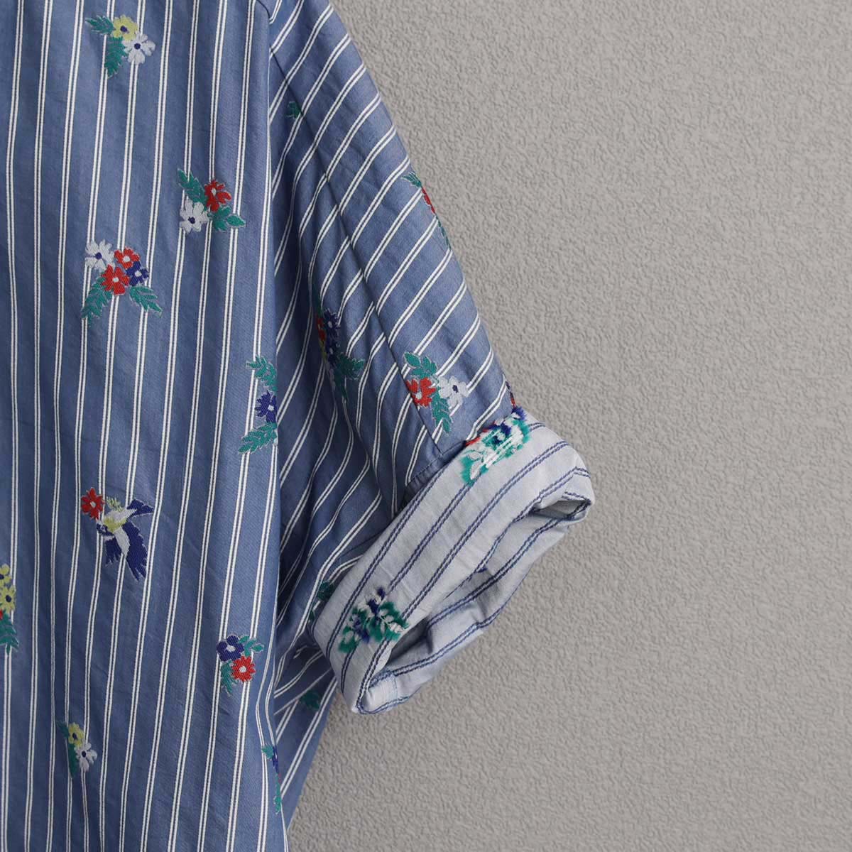 4月中旬～下旬お届け予定『Robin stripe』 Relax shirts【全3色】の画像