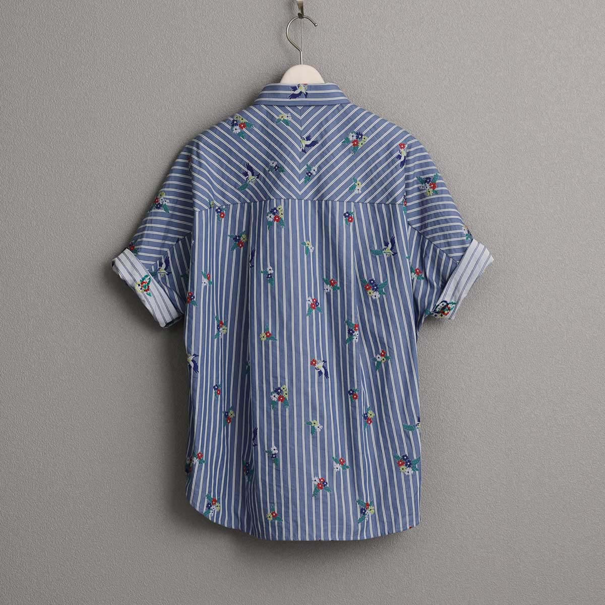 4月中旬～下旬お届け予定『Robin stripe』 Relax shirts【全3色】の画像