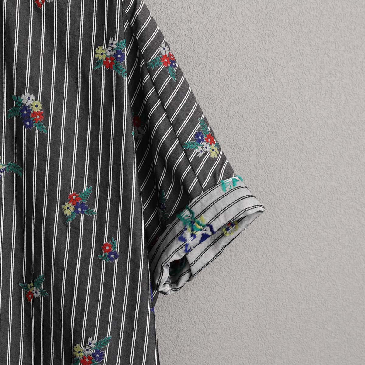 4月中旬～下旬お届け予定『Robin stripe』 Relax shirts【全3色】の画像