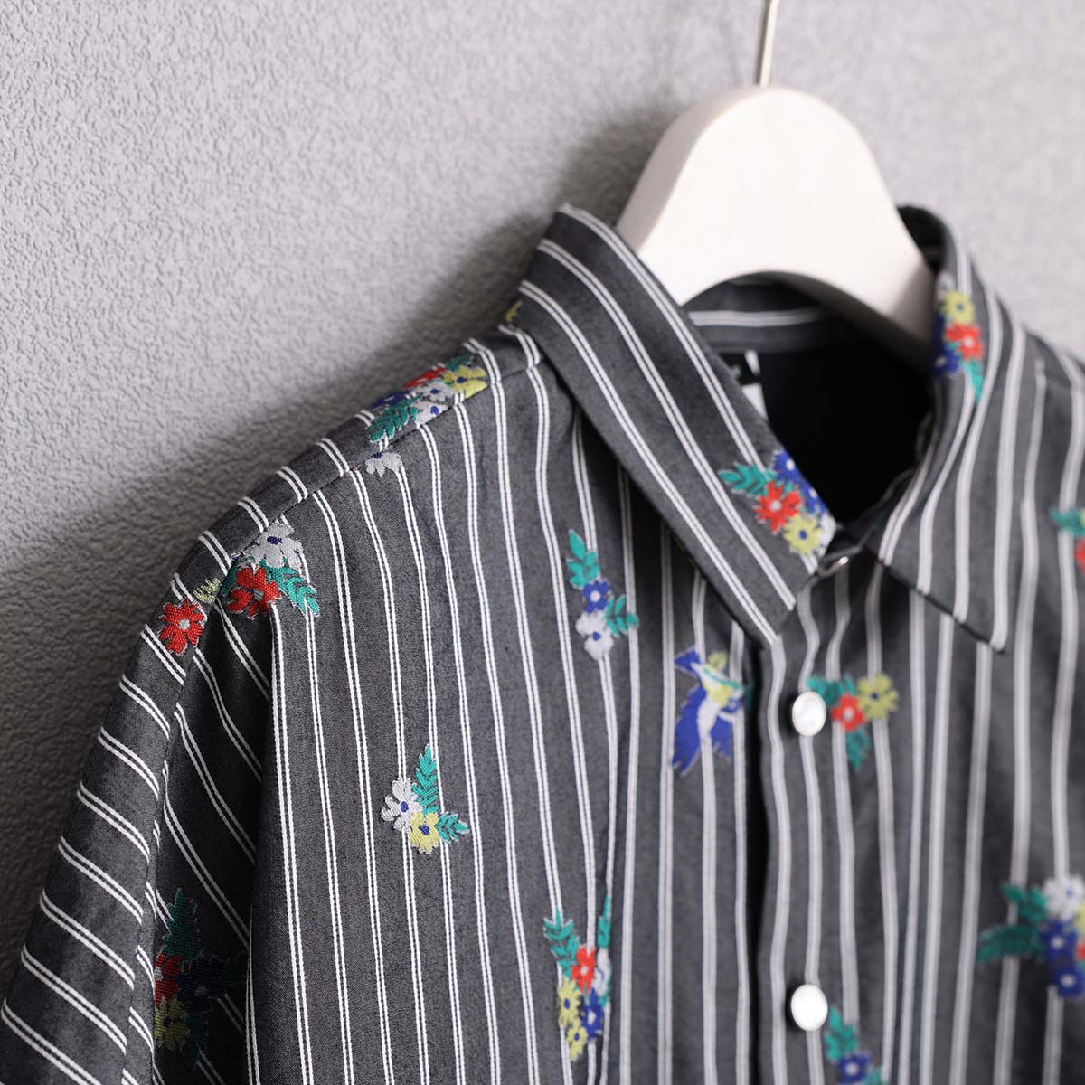 4月中旬～下旬お届け予定『Robin stripe』 Relax shirts【全3色】の画像