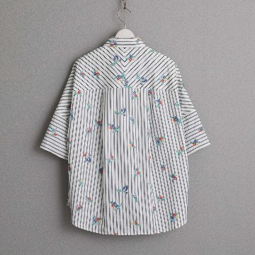 4月中旬～下旬お届け予定『Robin stripe』 Relax shirts【全3色】の画像