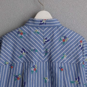 4月中旬～下旬お届け予定『Robin stripe』 Relax shirts【全3色】の画像